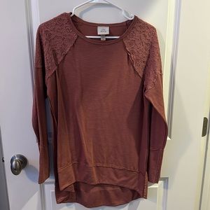 Knox Rose Dusty Pink Oversized Blouse